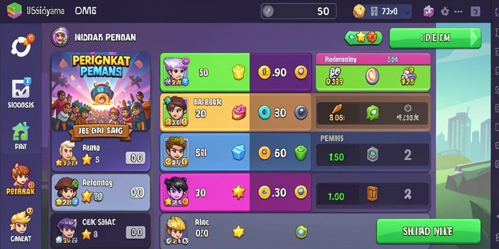 Tampilan grafik yang memukau dan detail.