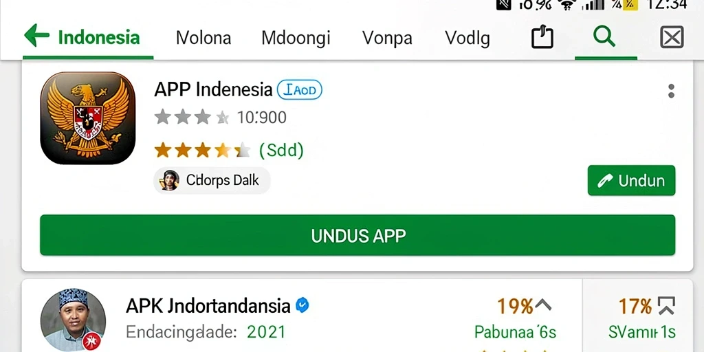 Tampilan awal yang menarik dan informatif.