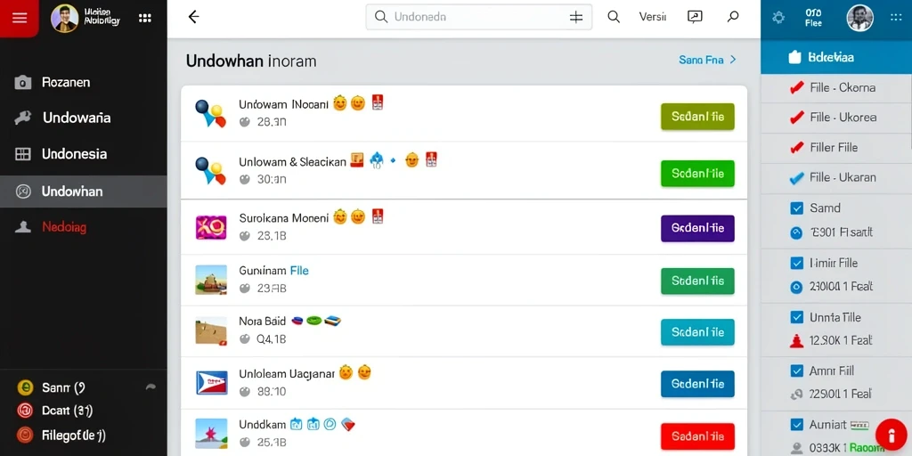 Tampilan antarmuka yang modern dan menarik.