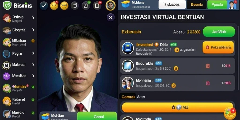 Tampilan antarmuka aplikasi yang menarik.