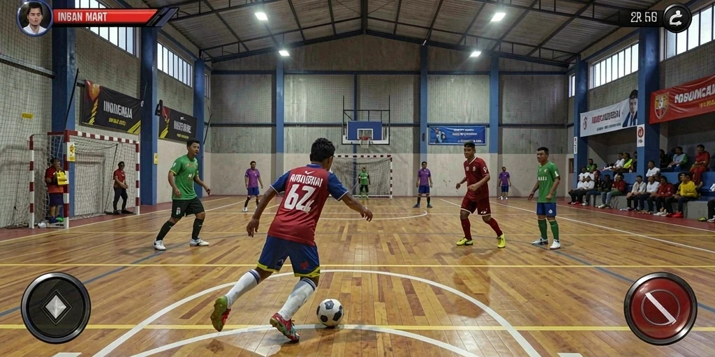 Tangkapan layar gameplay yang menunjukkan momen menarik dalam AWANLUCK.