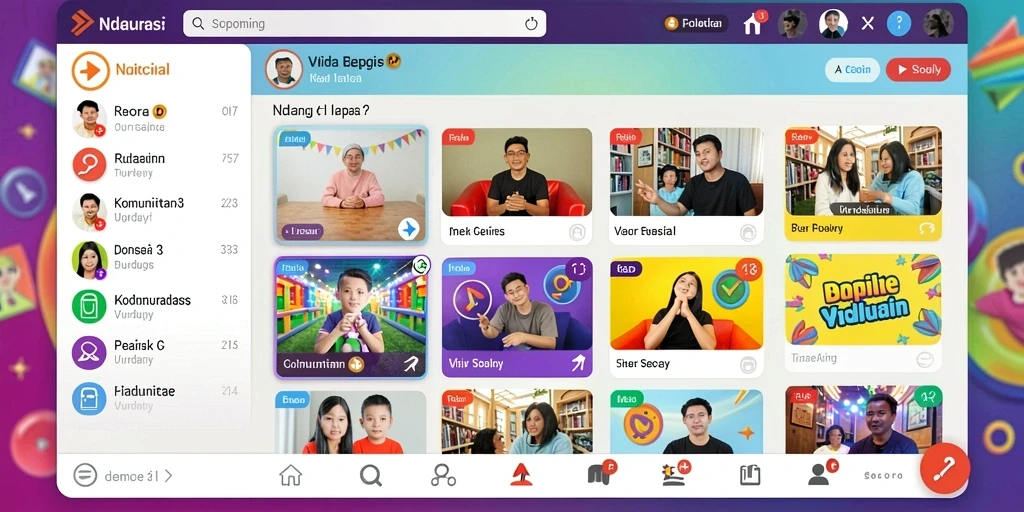 Tampilan antarmuka yang menarik dan user-friendly.