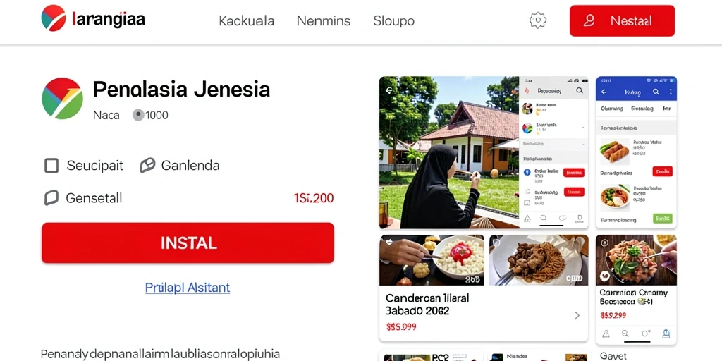 Tampilan awal aplikasi DANATOTO yang menarik.