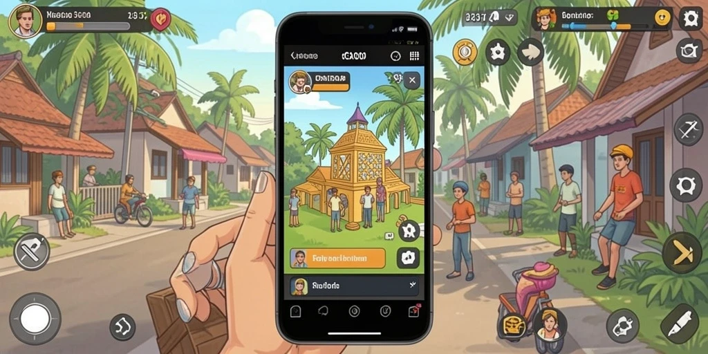 Tampilan menu utama yang menarik dan mudah dinavigasi.