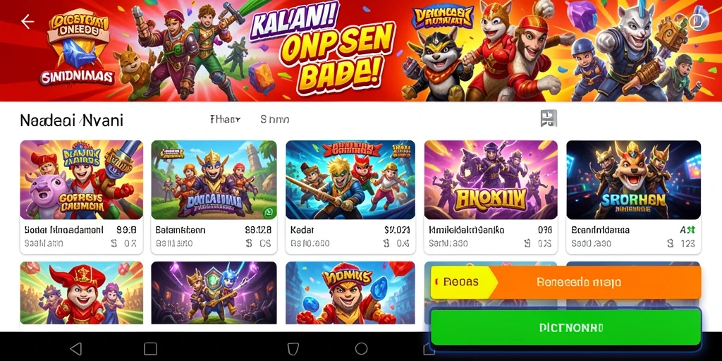 Tampilan antarmuka pengguna yang sederhana dan menawan.