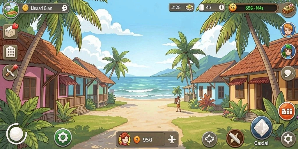 Tampilan menu yang intuitif dan mudah dinavigasi.