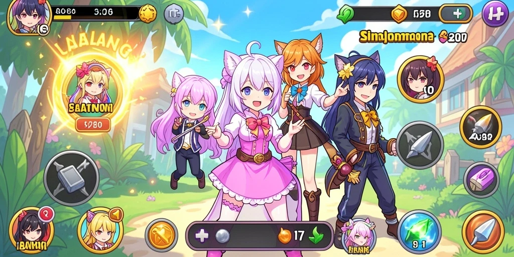 Tampilan utama game dengan grafis yang menakjubkan.