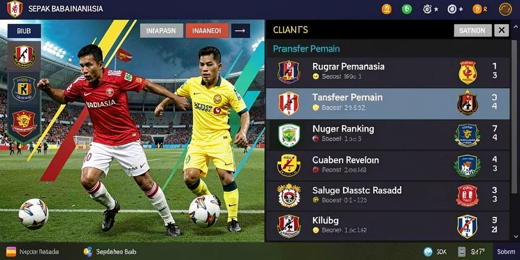 Tampilan menu utama yang menarik dan mudah dinavigasi.