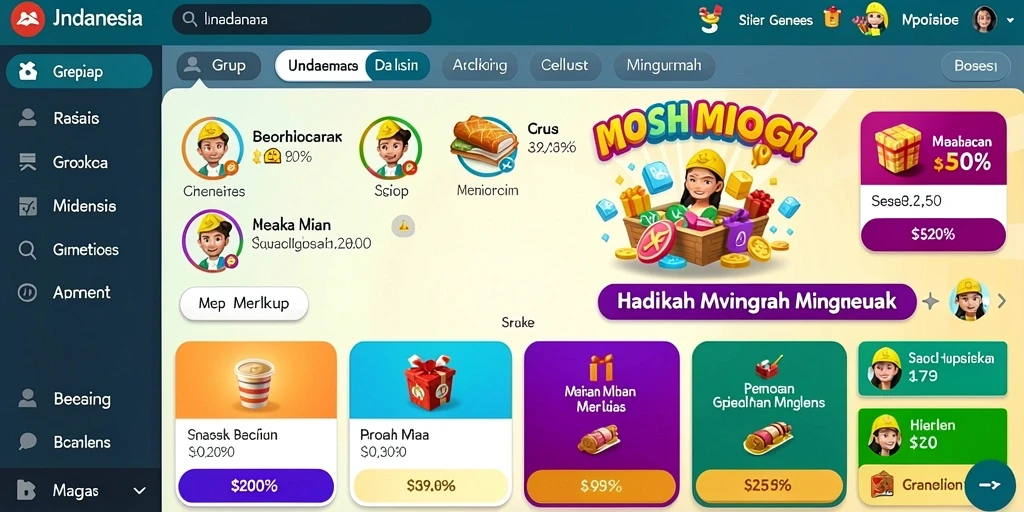 Tampilan menu utama PLUTO88 yang menarik.