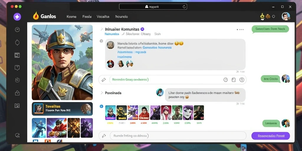 Screenshot menampilkan karakter utama dalam misi seru.